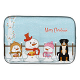Caroline'S Treasures Appenzeller Sennenhund Dish Drying Mat, 14 X 21, Christmas Carolers