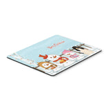 Caroline'S Treasures Merry Christmas Carolers Swiss Hound Mouse Pad, Multicolor, 7.75X9.25 (Bb2375Mp)