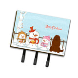 Caroline'S Treasures Merry Christmas Carolers Caucasian Shepherd Dog Leash Or Key Holder Bb2381Th68, Triple, Multicolor