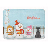 Caroline'S Treasures Christmas Miniature Schanuzer Black, 19 X 27, Multicolor
