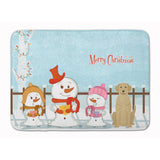 Caroline'S Treasures Merry Christmas Yellow Labrador Floor Mat, 19 X 27, Multicolor
