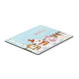 Caroline'S Treasures Merry Christmas Carolers Cavalier Spaniel Mouse Pad, Multicolor, 7.75X9.25 (Bb2389Mp)