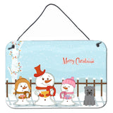Caroline'S Treasures Merry Christmas Carolers Glen Of Imal Grey Wall Or Door Hanging Prints Bb2390Ds812, 8 X 12, Multi