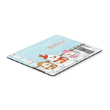 Caroline'S Treasures Merry Christmas Carolers Glen Of Imal Grey Mouse Pad, Multicolor, 7.75X9.25 (Bb2390Mp)