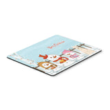 Caroline'S Treasures Merry Christmas Soft Coated Wheaten Terrier Mouse Pad, Multicolor, 7.75X9.25 (Bb2392Mp)
