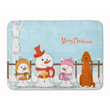 Caroline'S Treasures Merry Christmas Carolers Irish Setter Floor Mat, 19 X 27, Multicolor
