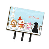 Caroline'S Treasures Merry Christmas Carolers Giant Schnauzer Leash Or Key Holder Bb2397Th68, Triple, Multicolor