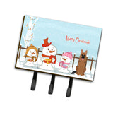 Caroline'S Treasures Christmas Carolers Merry German Shepherd Leash Or Key Holder Bb2398Th68, Triple