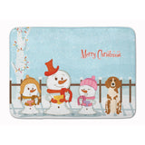 Caroline'S Treasures Merry Christmas Brittany Spaniel Floor Mat, 19 X 27, Multicolor