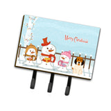Caroline'S Treasures Christmas Carolers Merry Petit Basset Griffon Veenden Leash Or Key Holder Bb2410Th68, Triple