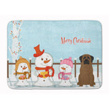 Caroline'S Treasures Merry Christmas Carolers Bullmastiff Floor Mat, 19 X 27, Multicolor
