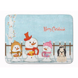 Caroline'S Treasures Merry Christmas Shih Tzu Black White Floor Mat, 19 X 27, Multicolor