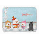 Caroline'S Treasures Merry Christmas Cocker Spaniel Black Floor Mat, 19 X 27, Multicolor