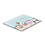 Caroline'S Treasures Merry Christmas Old English Sheepdog Mouse Pad, Multicolor, 7.75X9.25 (Bb2427Mp)