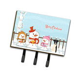 Caroline'S Treasures Merry Christmas Carolers Smooth Fox Terrier Leash Or Key Holder Bb2429Th68, Triple, Multicolor