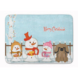 Caroline'S Treasures Merry Christmas Carolers Pekingnese Tan Floor Mat, 19 X 27, Multicolor