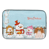 Caroline'S Treasures Bb2434Ddm Dish Drying Mat, 14 X 21, Christmas Carolers