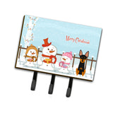 Caroline'S Treasures Merry Christmas Carolers English Toy Terrier Leash Or Key Holder Bb2440Th68, Triple, Multicolor