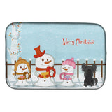 Caroline'S Treasures Bb2443Ddm Dish Drying Mat, 14 X 21, Christmas Carolers