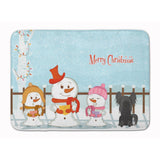 Caroline'S Treasures Merry Christmas Chinese Crested Black Floor Mat, 19 X 27, Multicolor