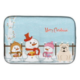 Caroline'S Treasures Bb2454Ddm Dish Drying Mat, 14 X 21, Christmas Carolers