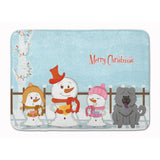 Caroline'S Treasures Merry Christmas Carolers Chow Blue Floor Mat, 19 X 27, Multicolor