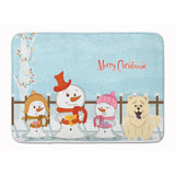 Caroline'S Treasures Merry Christmas Chow White Floor Mat, 19 X 27, Multicolor