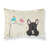 Caroline'S Treasures Christmas Presents Between Friends French Bulldog Brindle Fabric Standard Pillowcase Bb2481Pillowcase, Mu