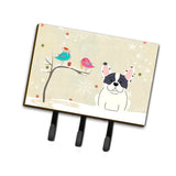 Caroline'S Treasures Christmas Presents Between Friends French Bulldog Piebald Leash Or Key Holder Bb2483Th68, Triple, Multico