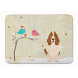 Caroline'S Treasures Christmas Presents Friends Basset Hound Floor Mat, 19 X 27, Multicolor