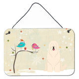 Caroline'S Treasures Christmas Presents Between Friends South Russian Sheepdog Wall Or Door Hanging Prints Bb2496Ds812, 8