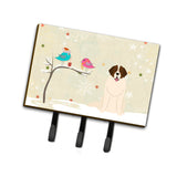 Caroline'S Treasures Christmas Presents Between Friends Moscow Watchdog Leash Or Key Holder Bb2499Th68, Triple, Multicolor