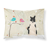 Caroline'S Treasures Christmas Presents Between Friends Russo-European Laika Spitz Fabric Standard Pillowcase Bb2501Pillowcase