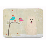 Caroline'S Treasures Christmas Presents Friends Samoyed Floor Mat, 19 X 27, Multicolor