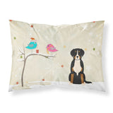 Caroline'S Treasures Christmas Presents Friends Greater Swiss Mountain Dog Fabric Standard Pillowcase Bb2509Pillowcase
