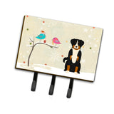 Caroline'S Treasures Christmas Presents Between Friends Appenzeller Sennenhund Leash Or Key Holder Bb2515Th68, Triple, Multico