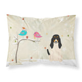 Caroline'S Treasures Christmas Presents Between Friends Swiss Hound Fabric Standard Pillowcase Bb2516Pillowcase, Multicolor