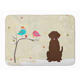 Caroline'S Treasures Christmas Presents Chocolate Labrador Floor Mat, 19 X 27, Multicolor