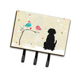 Caroline'S Treasures Christmas Presents Between Friends Black Labrador Leash Or Key Holder Bb2529Th68, Triple, Multicolor