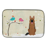 Caroline'S Treasures Bb2539Ddm Dish Drying Mat, 14 X 21, Christmas Presents