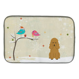 Caroline'S Treasures Bb2541Ddm Dish Drying Mat, 14 X 21, Christmas Presents