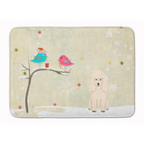 Caroline'S Treasures Christmas Presents Friends Poodle White Floor Mat, 19 X 27, Multicolor