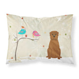 Caroline'S Treasures Christmas Presents Between Friends Dogue De Bourdeaux Fabric Standard Pillowcase Bb2545Pillowcase, Multic