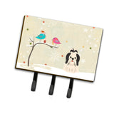 Caroline'S Treasures Christmas Presents Friends Shih Tzu Black White Leash Or Key Holder Bb2560Th68, Triple
