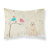 Caroline'S Treasures Christmas Presents Friends Cocker Spaniel Buff Fabric Standard Pillowcase Bb2566Pillowcase