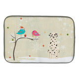 Caroline'S Treasures Christmas Presents Between Friends Dalmatian Dish Drying Mat, 14 X 21