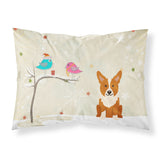 Caroline'S Treasures Christmas Presents Friends Corgi Fabric Standard Pillowcase Bb2572Pillowcase