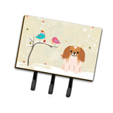 Caroline'S Treasures Christmas Presents Friends Pekingnese Red White Leash Or Key Holder Bb2575Th68, Triple