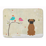 Caroline'S Treasures Christmas Presents Friend Brindle Boxer Floor Mat, 19 X 27, Multicolor