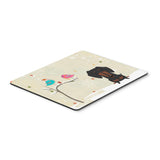 Caroline'S Treasures Christmas Presents, Dachshund Black Tan Mouse Pad, Multicolor, 7.75X9.25 (Bb2604Mp)